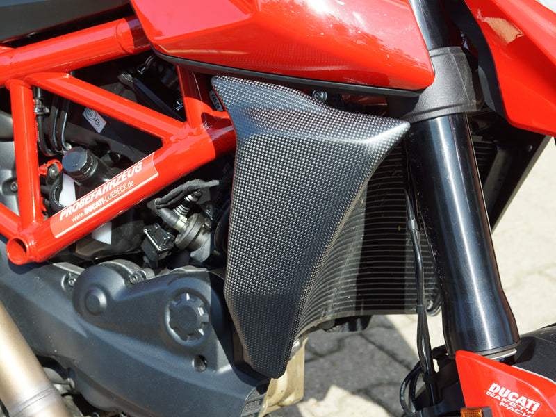 Cooler covers carbon for Ducati Hypermotard 950