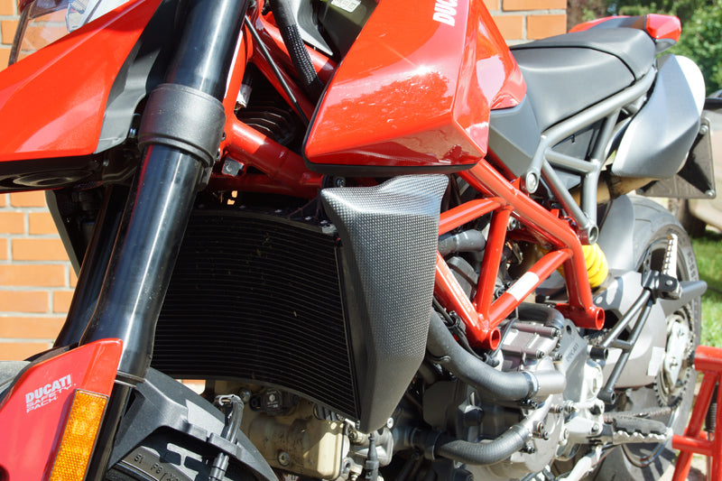 Cooler covers carbon for Ducati Hypermotard 950
