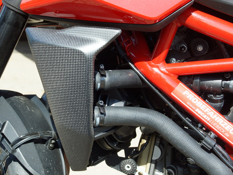 Cooler covers carbon for Ducati Hypermotard 950