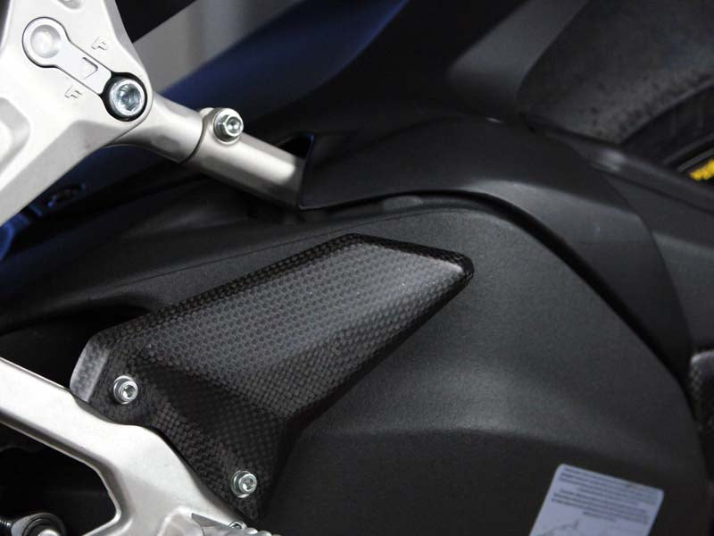 heelguards carbon mat for Ducati Panigale V2