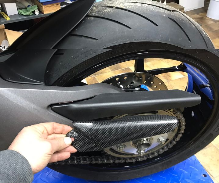 chain guard short carbon for Hypermotard 950 939