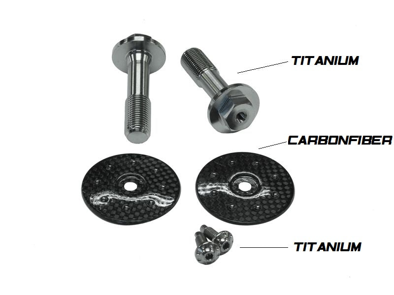 frame plugs front carbonfiber glossy Ducati Panigale V4, Streetfighter V4