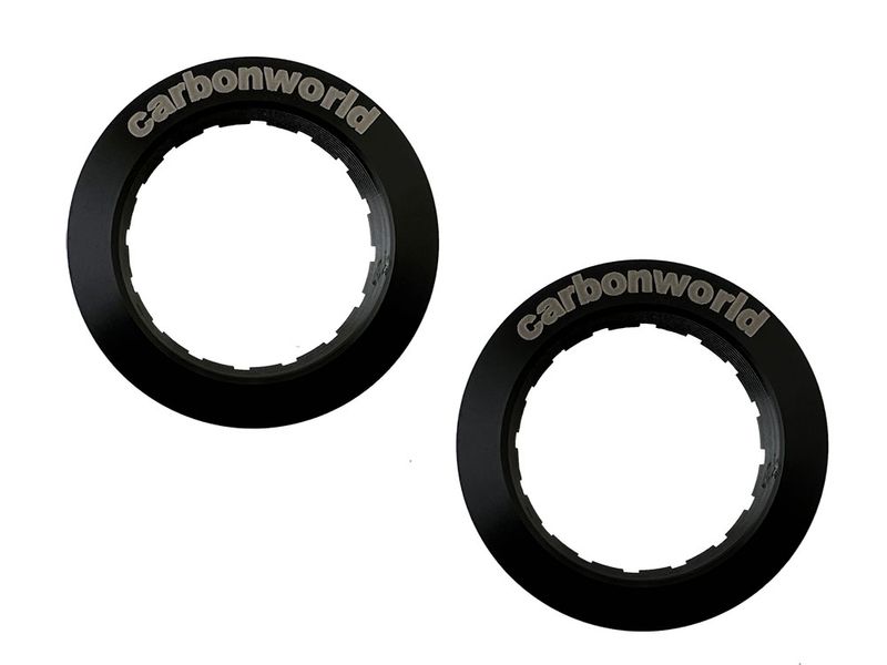 Ducati wheel nut kit black/red