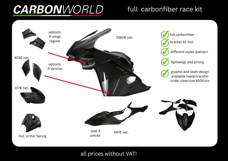 race fairing kit Ducati Carbon Panigale 2025-