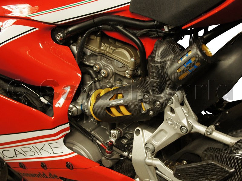 shock absorber guard corse carbon mat for Ducati Panigale V2 Bayliss