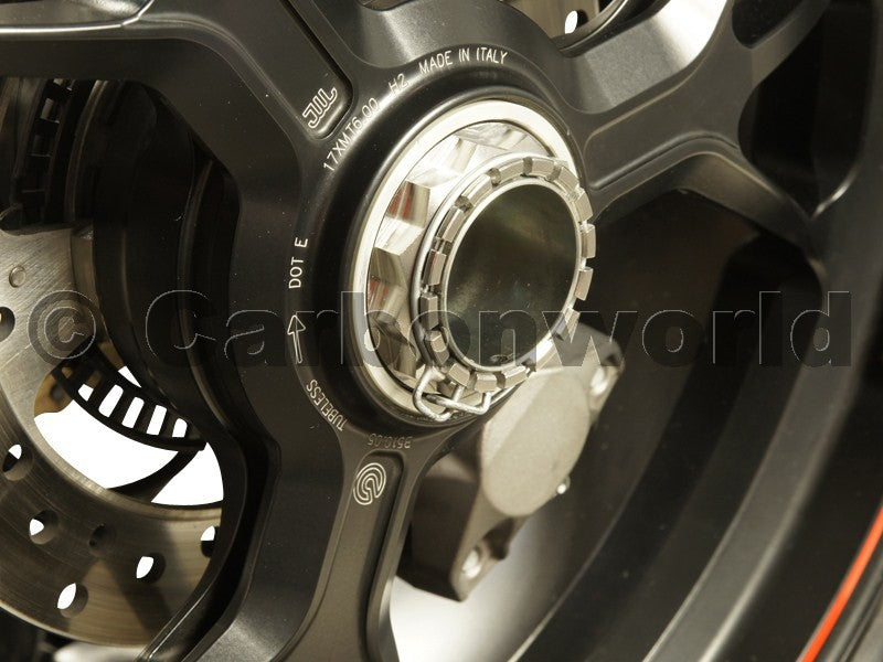 rear wheel axle nut kit  titanium Ducati Streetfighter Panigale 1199 1299 V2 V4 Multistrada Pikes Peak / RS