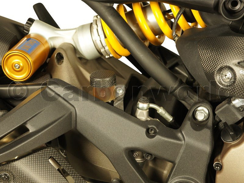 Bremsflüssigkeitsbehälter Abdeckung Carbon klein Ducati