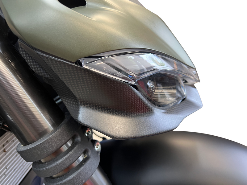 lower headlight cover carbon for Ducati Streetfighter V4 V2