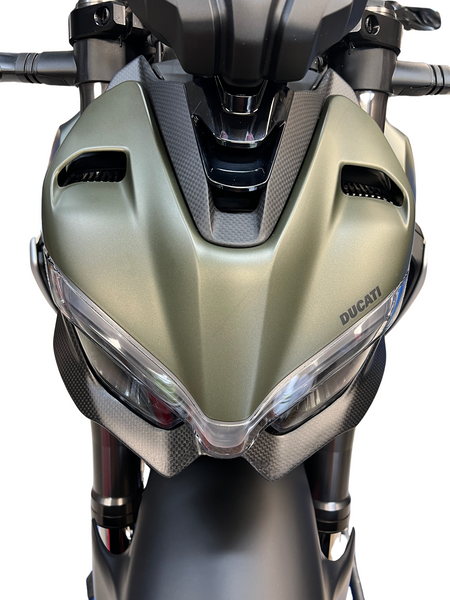 lower headlight cover carbon for Ducati Streetfighter V4 V2