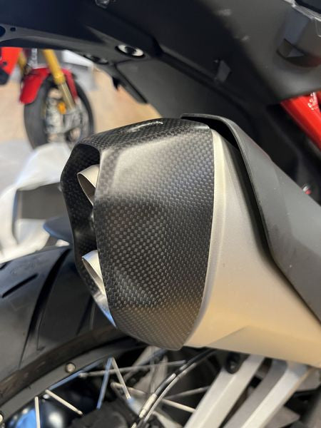 exhaust cover small carbon for Ducati Multistrada V4