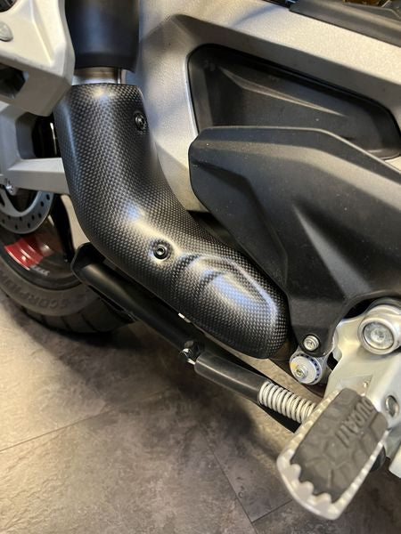 exhaust heat shield carbon for Ducati Multistrada V4