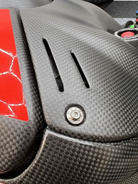 Tank cover carbon performance style for Ducati Panigale V4 2022-2024