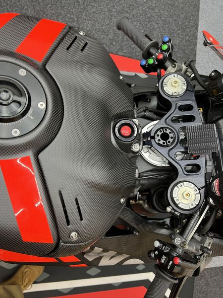 Tank cover carbon performance style for Ducati Panigale V4 2022-2024