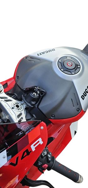 Tank cover carbon performance style for Ducati Panigale V4 2022-2024