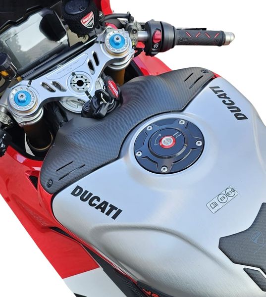 Tank cover carbon performance style for Ducati Panigale V4 2022-2024