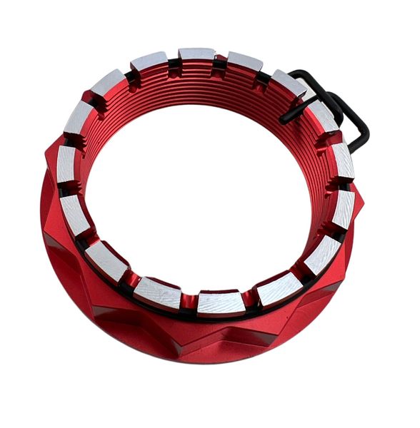 Ducati wheel nut red two-tone