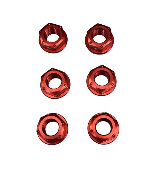 Ducati nut m 10x1.0 red