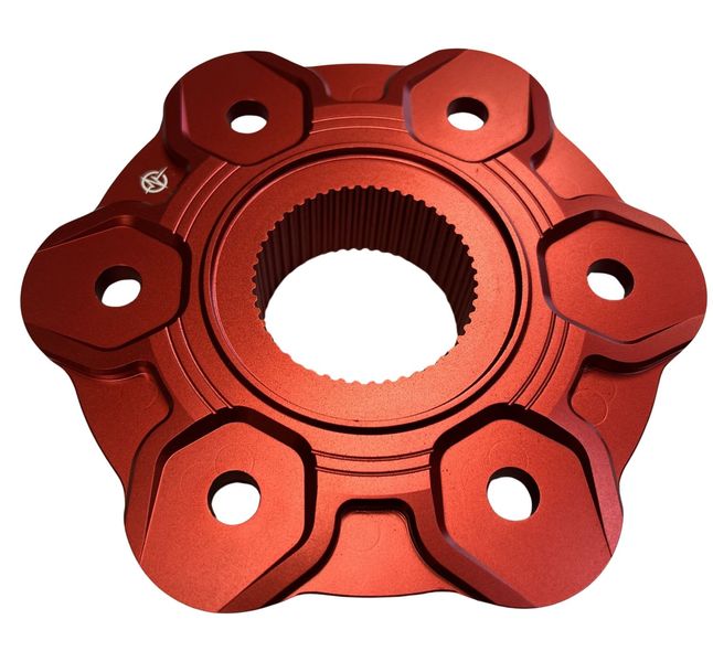 Ducati tandwieldrager rood speciaal ontwerp