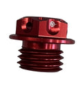 Ducati oil plug red
