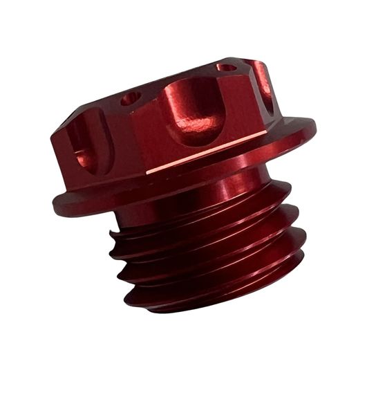 Ducati oil plug red