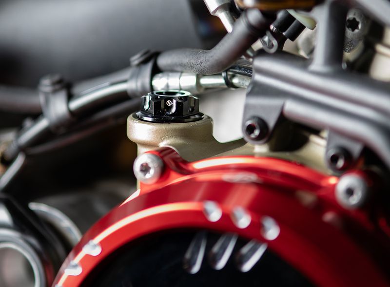Ducati oil plug black