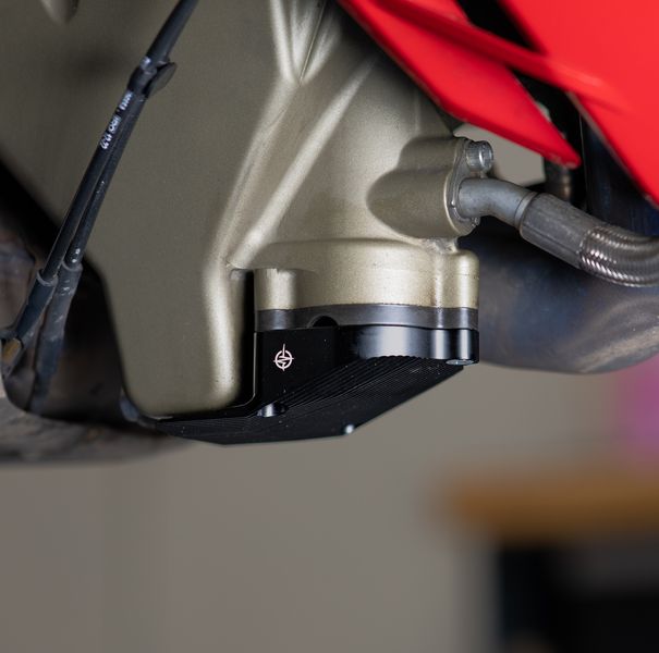 Ducati oil pan cover black