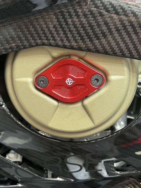 Ducati inspectiedeksel rood
