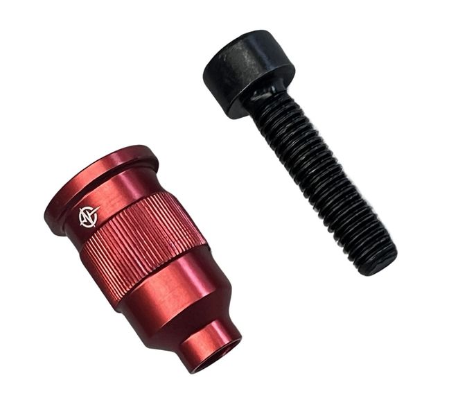 Ducati side stand pin red