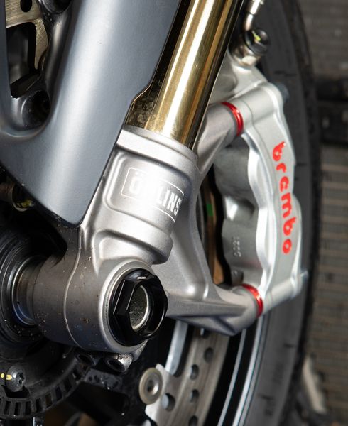 Ducati Red Brake Caliper Spacer