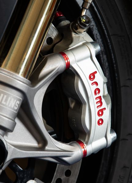 Ducati Red Brake Caliper Spacer
