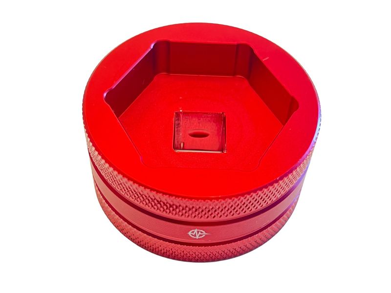 Ducati gereedschapsmoer kleine as rood