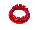 Ducati nut kit, left and right, small axle, red