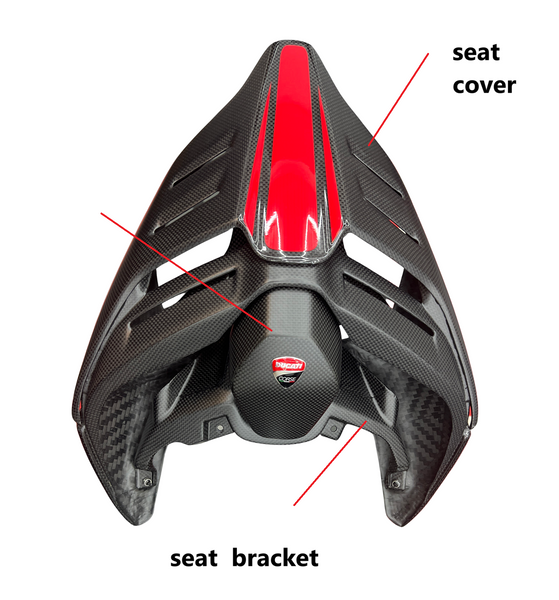 Seat cover carbon Ducati Panigale V4 V2, Streetfighter V4 V2