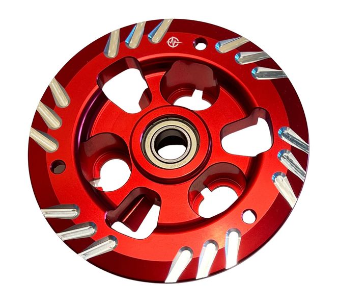Ducati-drukgroep rood zilver