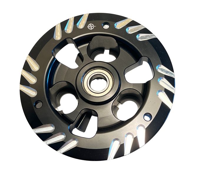 Ducati drukplaat zwart zilver