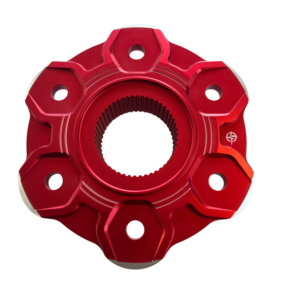 Ducati tandwielhouder rood speciaal design tweekleurig