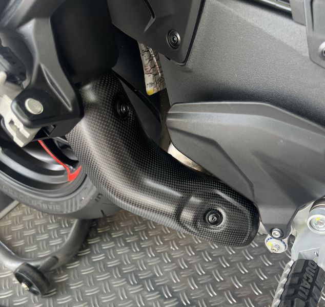 exhaust heat shield carbon for Ducati Multistrada V4 RS