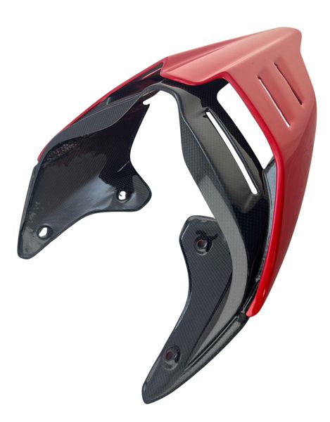 Seat cover carbon Corse design red Ducati Panigale V4 V2, Streetfighter V4 V2