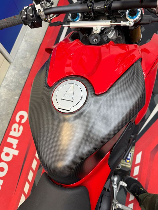 fuel tank cover carbonfiber Ducati Panigale Streetfighter V4 2025-