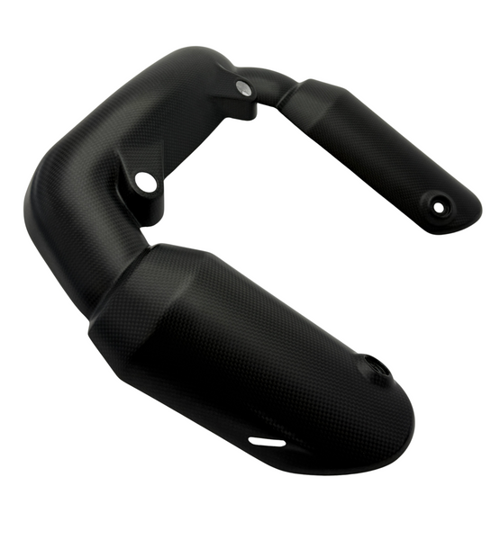 exhaust cover carbon fiber Ducati V2 2025-