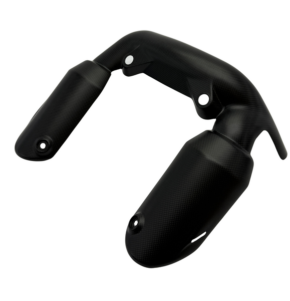 exhaust cover carbon fiber Ducati V2 2025-