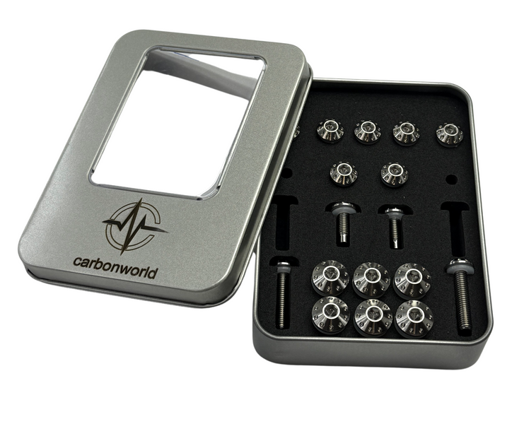 titanium body screw kit silver for Ducati Panigale V4