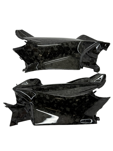 fairing sidecovers carbon fiber forged Ducati Panigale V4 2025-