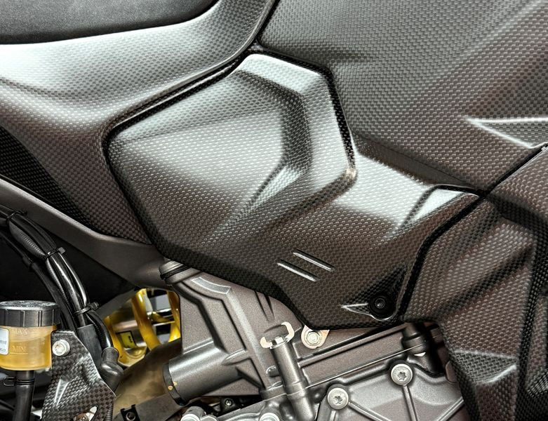 small side panels carbonfiber Ducati V2 2025-