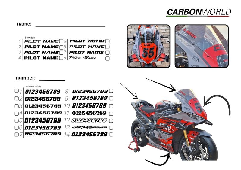race fairing kit Ducati Carbon Panigale 2025-