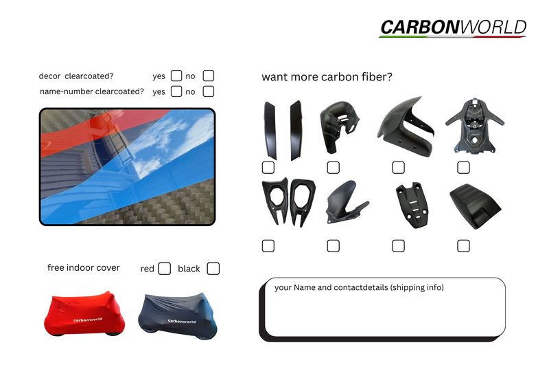 race fairing kit Ducati Carbon Panigale 2025-