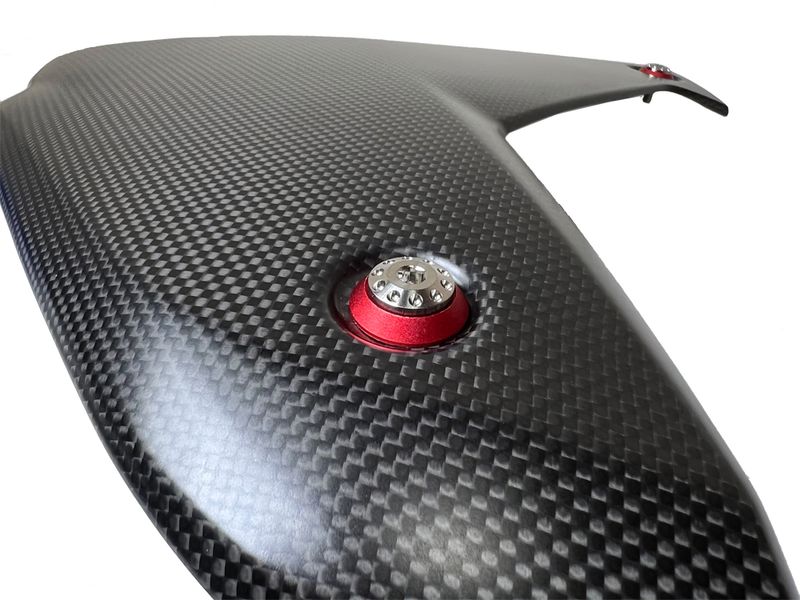 Screw Kit red/silver windshield covers for Ducati Multistrada V4