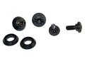Screw Kit black/black windscreen for Ducati Multistrada V4