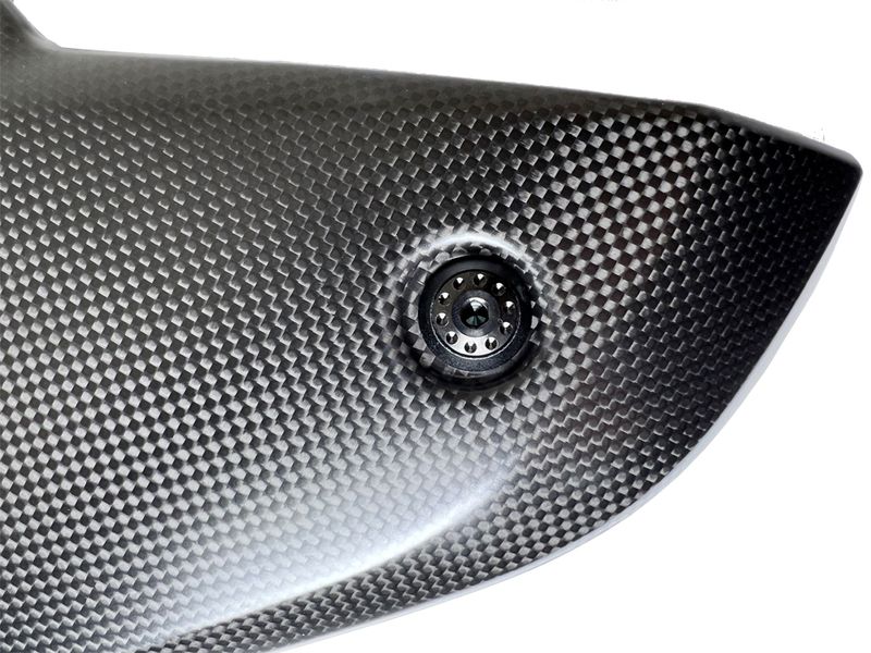 Screw Kit black/black side fairing covers for Ducati Multistrada V4