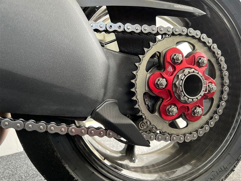Chain guard carbon fiber for Ducati Panigale V4